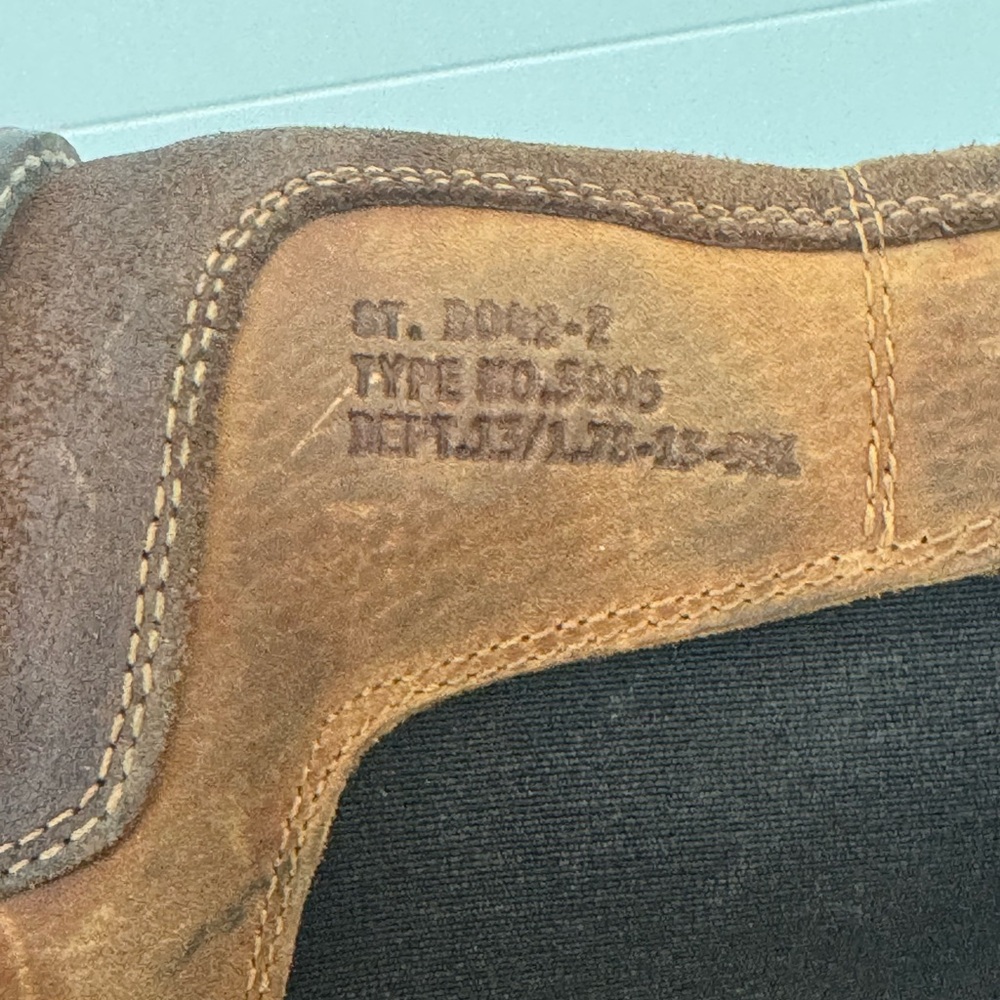 Maddison Size EU 38 Chelsea Boot Wedge sole wooden Nubuck - Picture 14 of 17